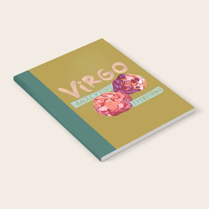 Virgo Perfection In Mustard Yellow | Zodiac Series Notebook