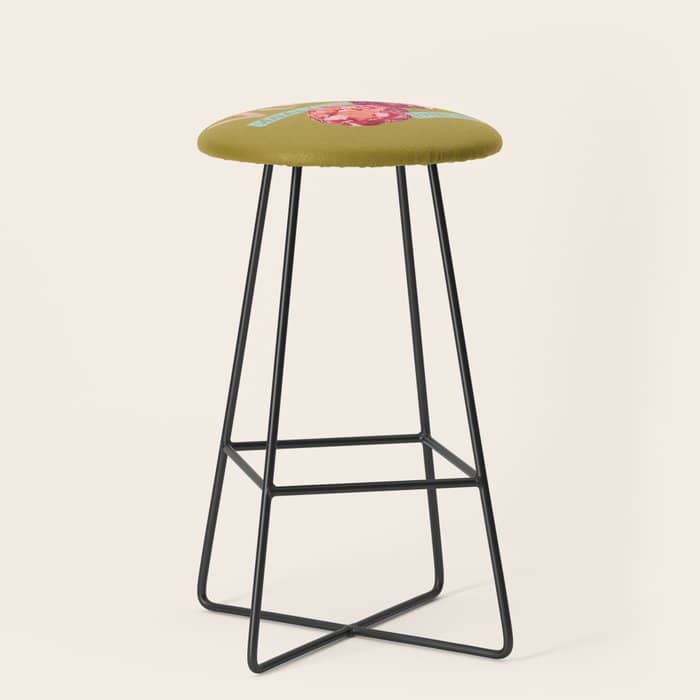 Virgo Perfection In Mustard Yellow | Zodiac Series Stool