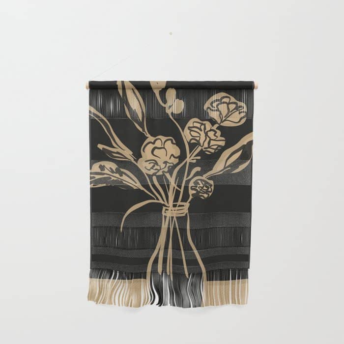 Minimalist Flowers In A Vase 5 Wall Hanging