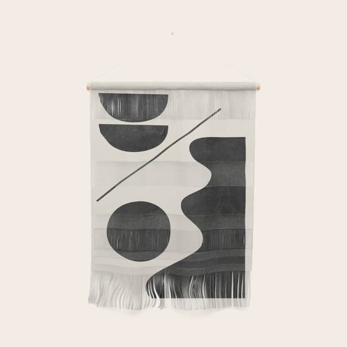 Modern Abstract Minimal Shapes 188 Wall Hanging