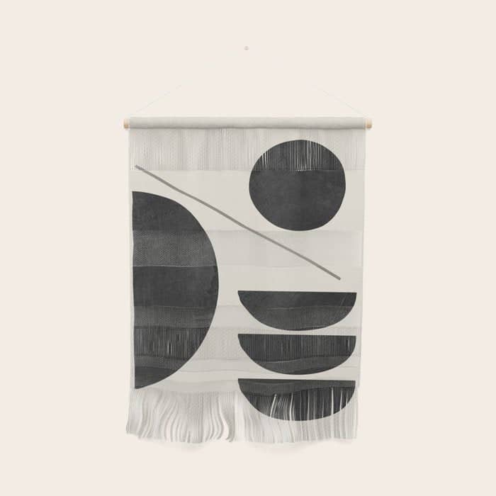 Modern Abstract Minimal Shapes 187 Wall Hanging