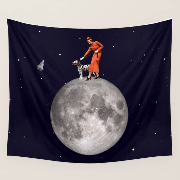 Walking The Dog // The Rocket Wall Tapestry