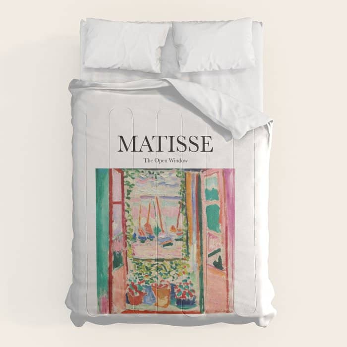 The Open Window By Henri Matisse - Artwork Design Comforter