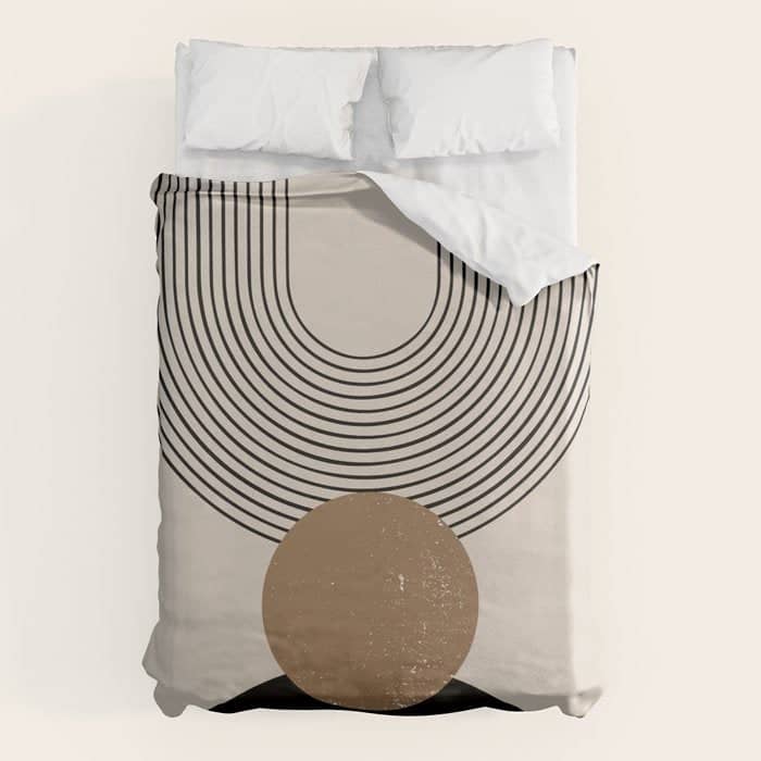 Mid Century Modern Abstract Art 10 Duvet Cover