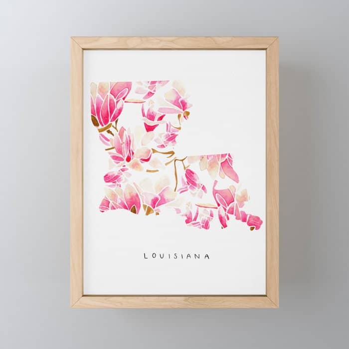 Louisiana State Flower - Magnolias Mini Art Print