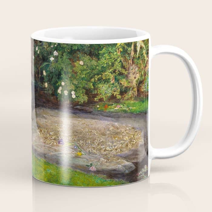 Ophelia Painting By John Everett Millais Coffee Mug