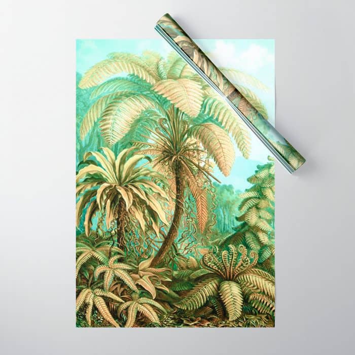 Vintage Tropical | Jungle Botanical Nature Banana Tree | Bohemian Plants Trees Forest Wrapping Paper