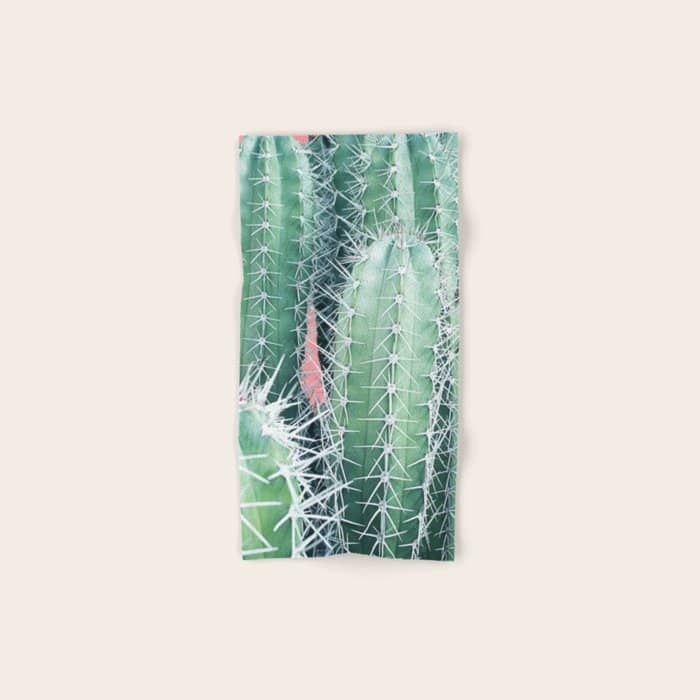 Cactus Up Close #Homestorie #Decor #Buyart Bath Towel