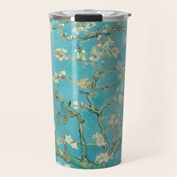 Van Gogh Almond Blossoms Painting Travel Mug