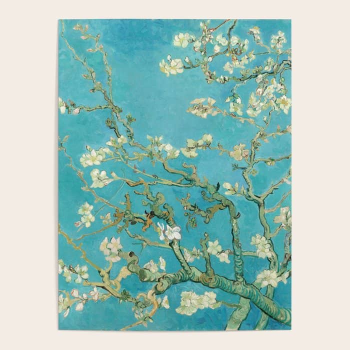Van Gogh Almond Blossoms Painting Poster