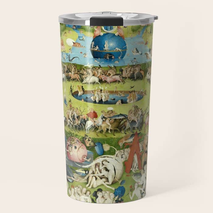 The Garden Of Earthly Delights By Hieronymus Bosch Travel Mug
