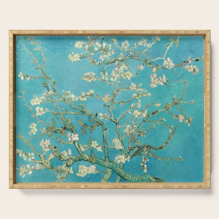 Van Gogh Almond Blossoms Painting Serving Tray