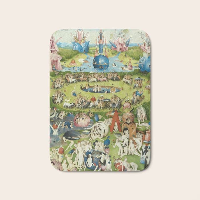 The Garden Of Earthly Delights By Hieronymus Bosch Bath Mat