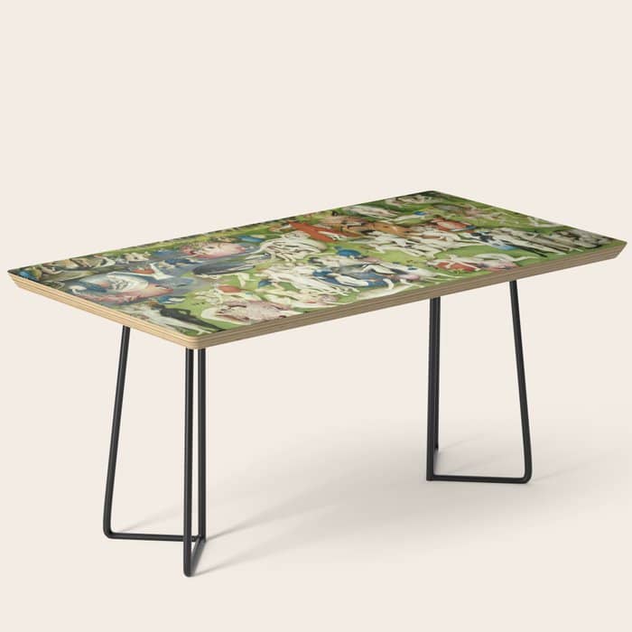 The Garden Of Earthly Delights By Hieronymus Bosch Coffee Table