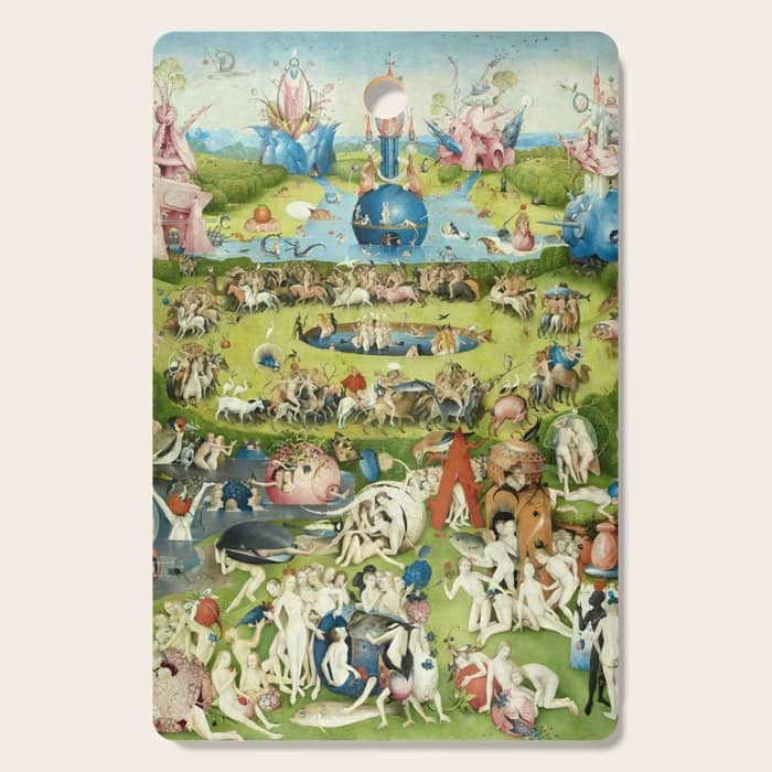 The Garden Of Earthly Delights By Hieronymus Bosch Cutting Board