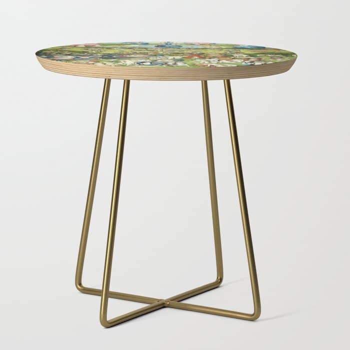 The Garden Of Earthly Delights By Hieronymus Bosch Side Table