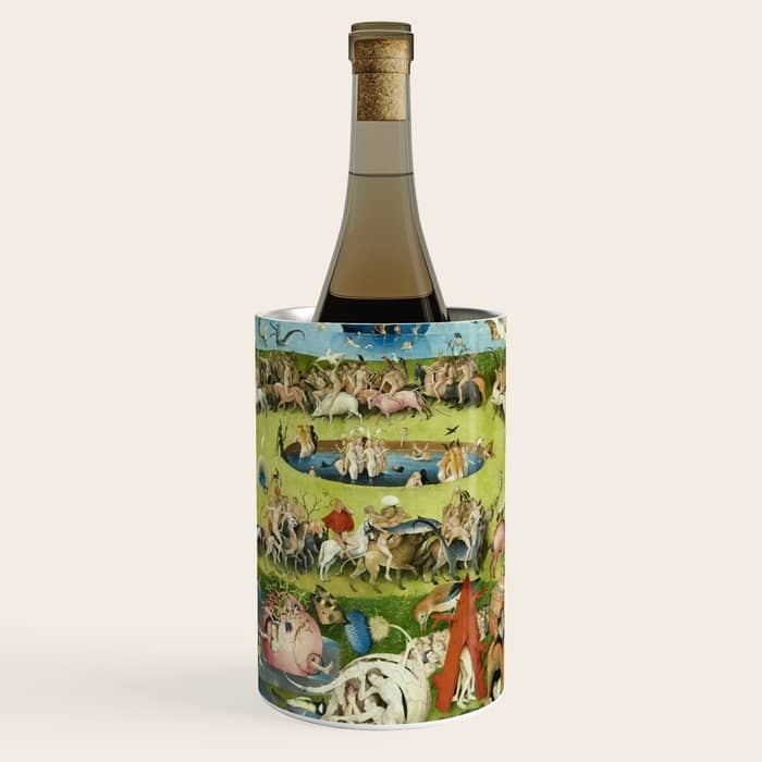 The Garden Of Earthly Delights By Hieronymus Bosch Wine Chiller