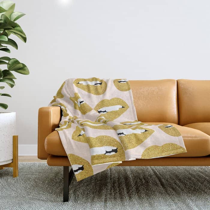 Don'T Speak Evil #Homestorie #Decor #Buyart Throw Blanket