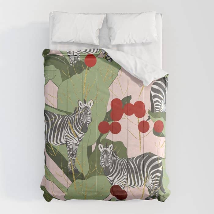 Zebra Harem #Homestorie #Decor #Buyart Comforter