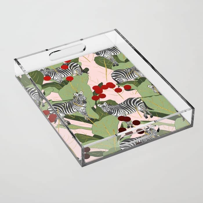 Zebra Harem #Homestorie #Decor #Buyart Acrylic Tray