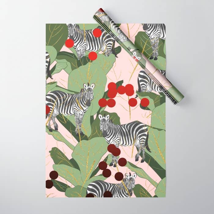 Zebra Harem #Homestorie #Decor #Buyart Wrapping Paper