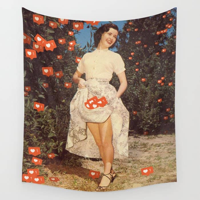 The Orchard Of Me - Social Media Insta Likes Wall Tapestry
