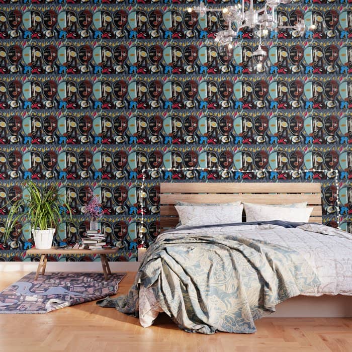 Say My Name Street Art Brut Painting Wallpaper