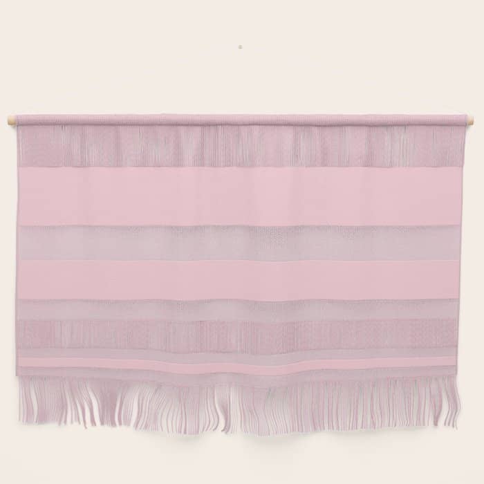 Light Soft Pastel Pink Solid Color Wall Hanging