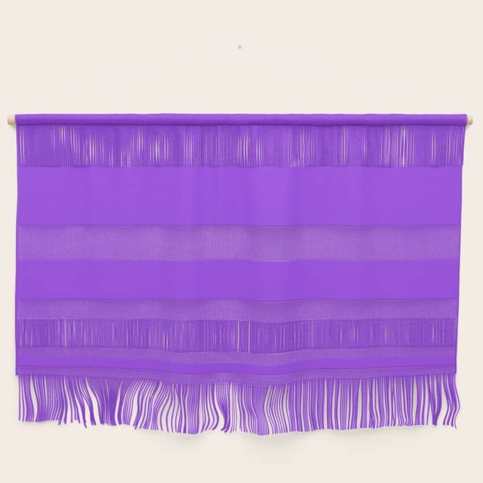 Bright Fluorescent Neon Purple Wall Hanging