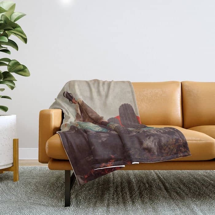 Leaving Their Cities Behind Throw Blanket