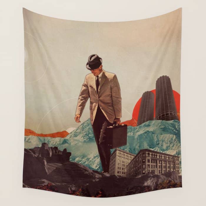 Leaving Their Cities Behind Wall Tapestry