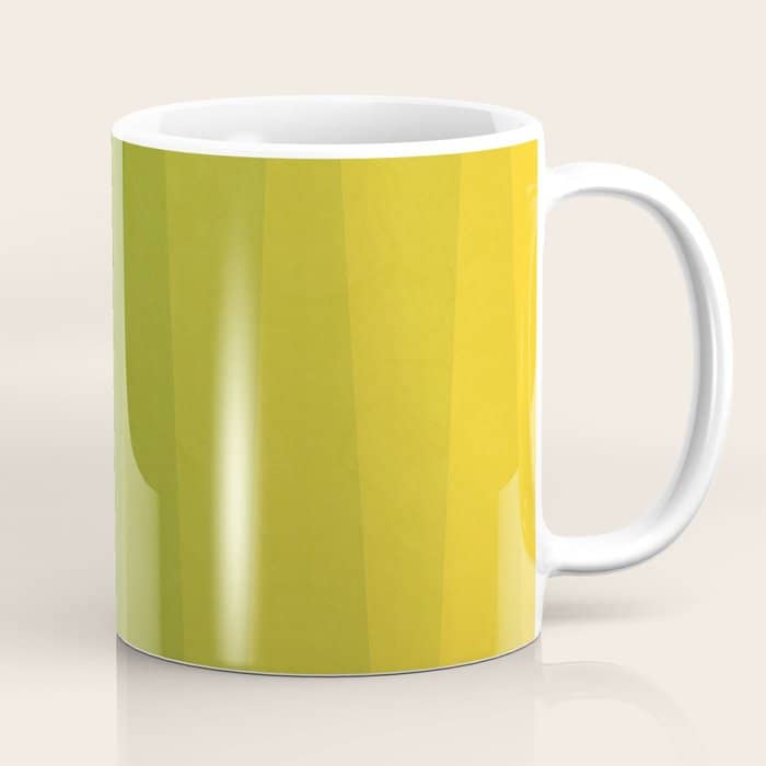 Shades Of Grass - Gradient Between Lime Green And Bright Yellow Coffee Mug