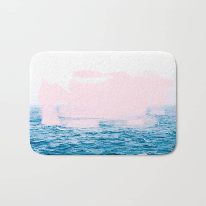 Ocean + Pink #Homestorie #Decor #Buyart Bath Mat