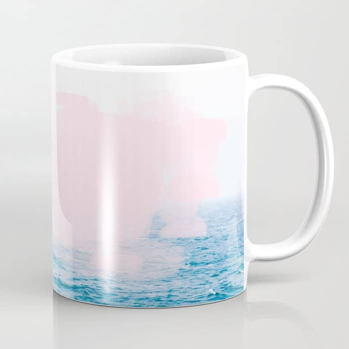 Ocean + Pink #Homestorie #Decor #Buyart Coffee Mug