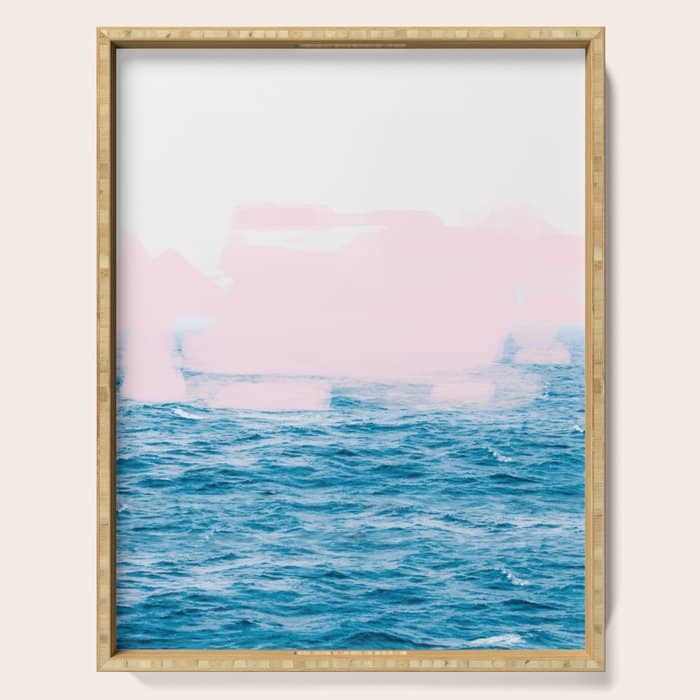 Ocean + Pink #Homestorie #Decor #Buyart Serving Tray