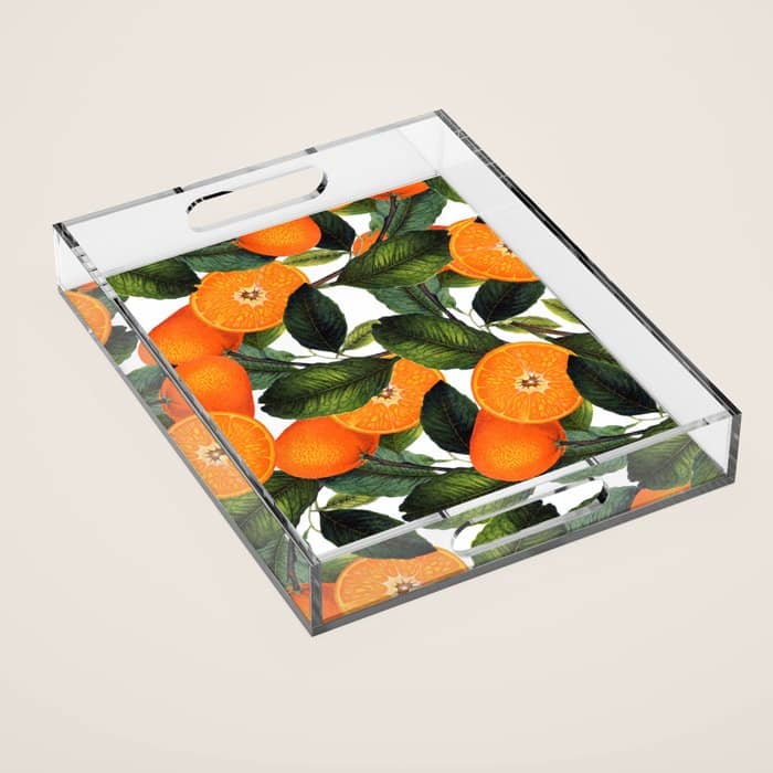 The Forbidden Orange #Homestorie #Decor #Buyart Acrylic Tray