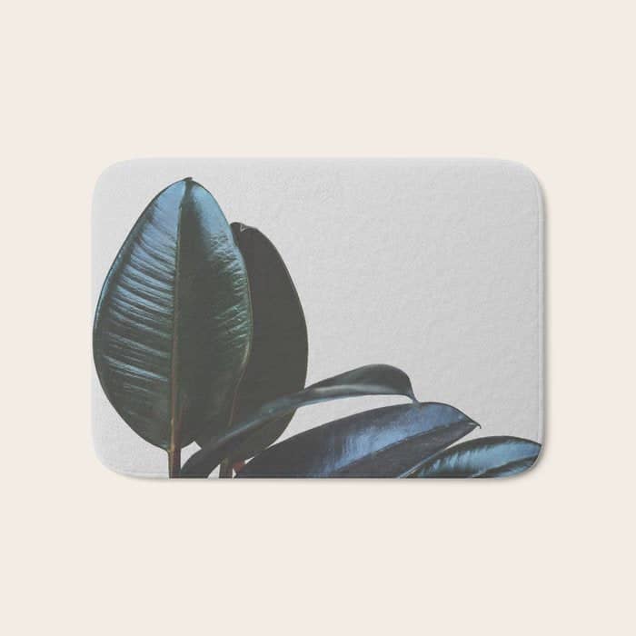 Botanical Art V4 #Homestorie #Decor #Lifestyle Bath Mat