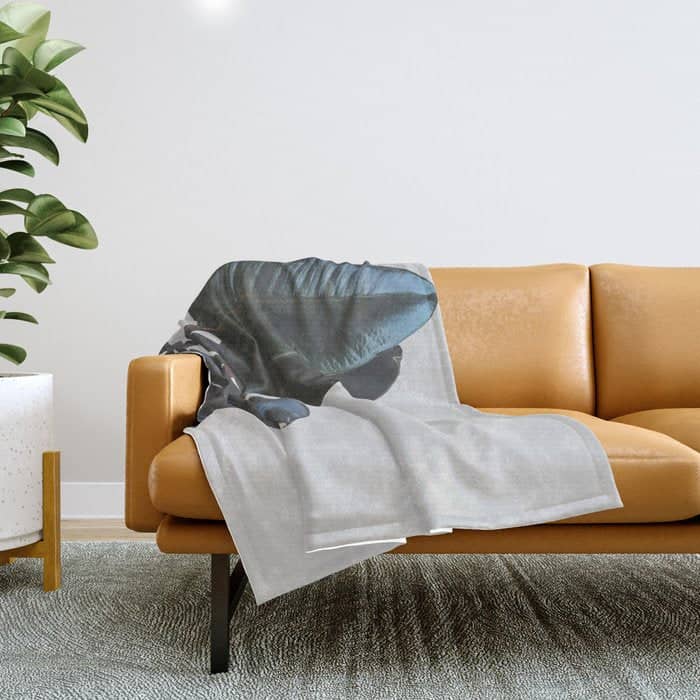 Botanical Art V4 #Homestorie #Decor #Lifestyle Throw Blanket