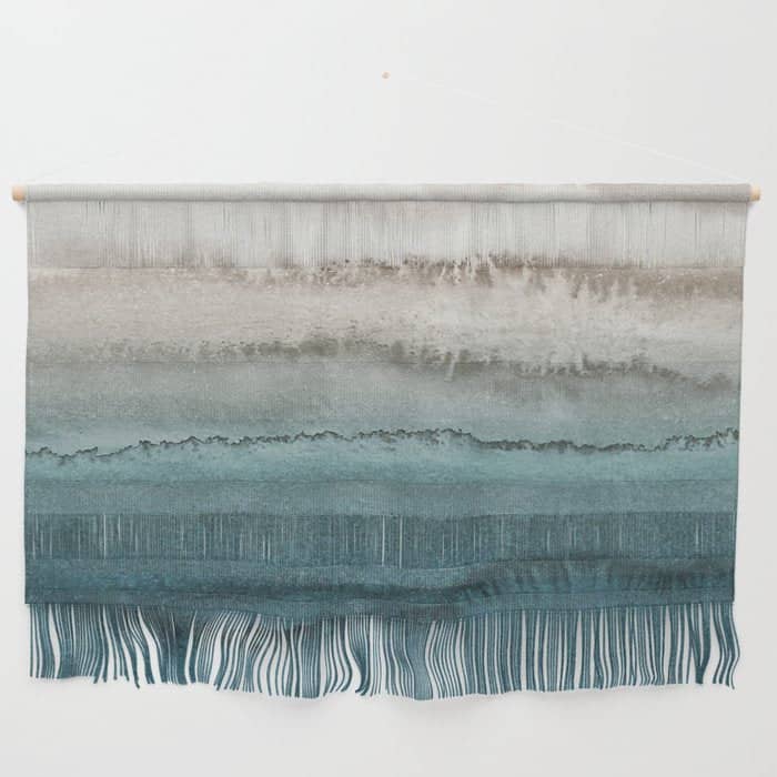 Within The Tides - Crashing Waves Teal Wall Hanging