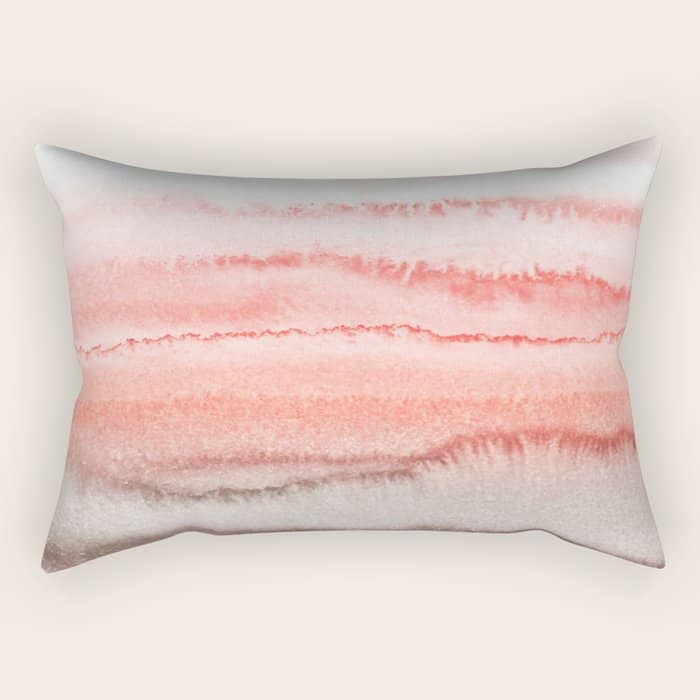 Within The Tides Coral Dawn Rectangular Pillow