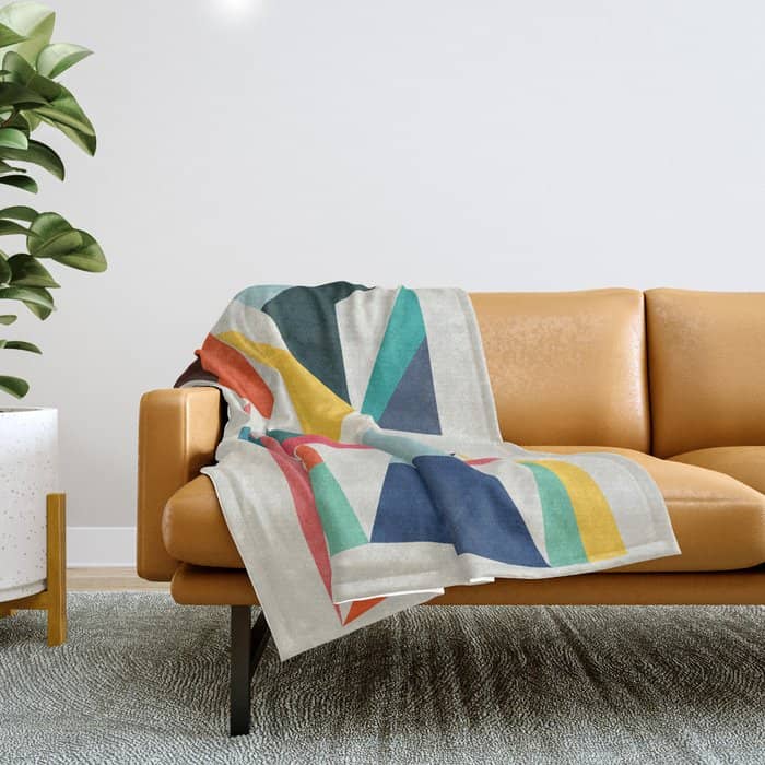 Collection Of Pointy Summit Throw Blanket