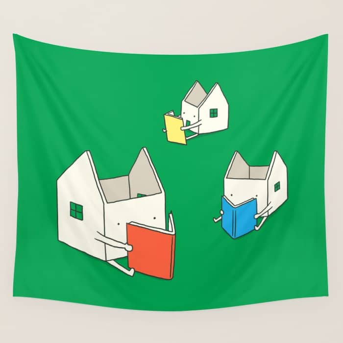 Every House Has It'S Own Story Wall Tapestry