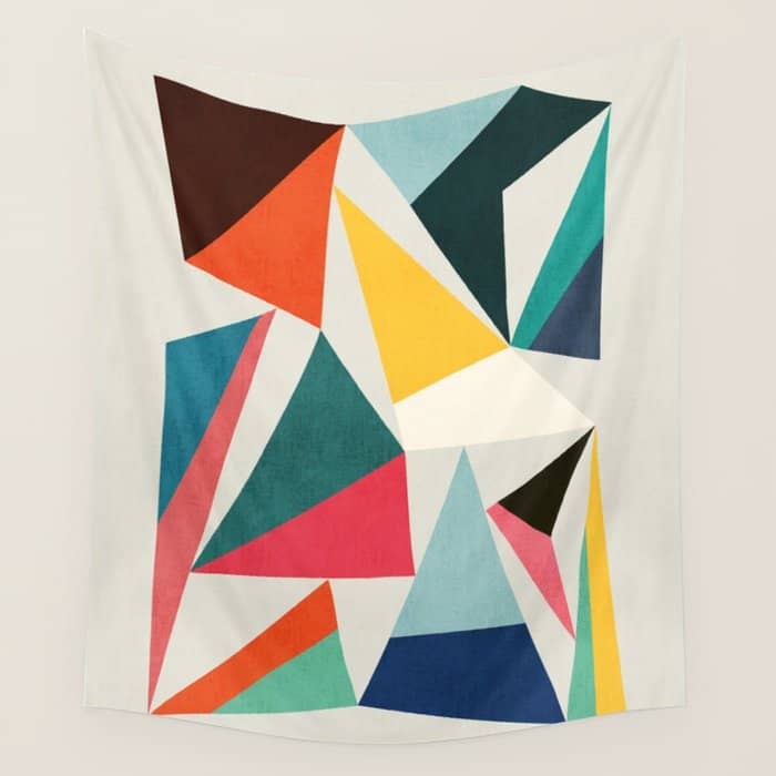 Collection Of Pointy Summit Wall Tapestry