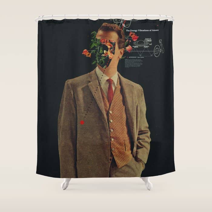 The Energy Vibrations Of Atoms Shower Curtain