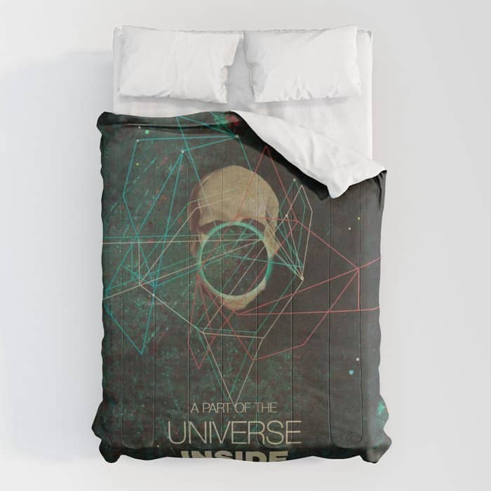 A Part Of The Universe Inside My Head Comforter