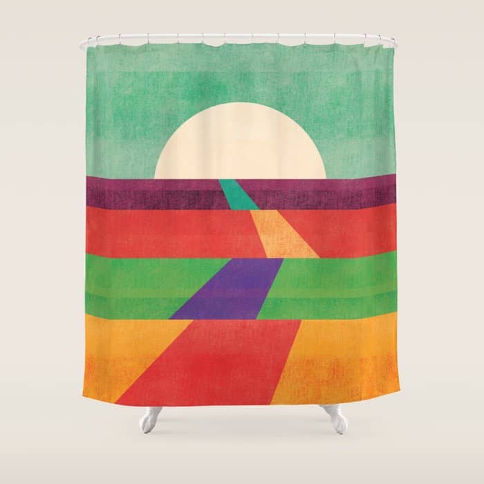 The Path Leads To Forever Shower Curtain
