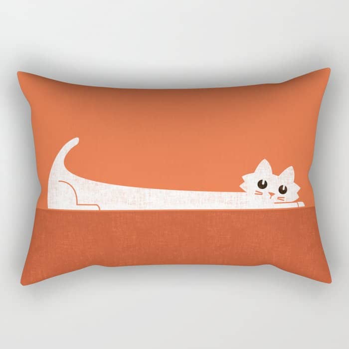 Mark'S Superpower: Cat Superstretch Rectangular Pillow