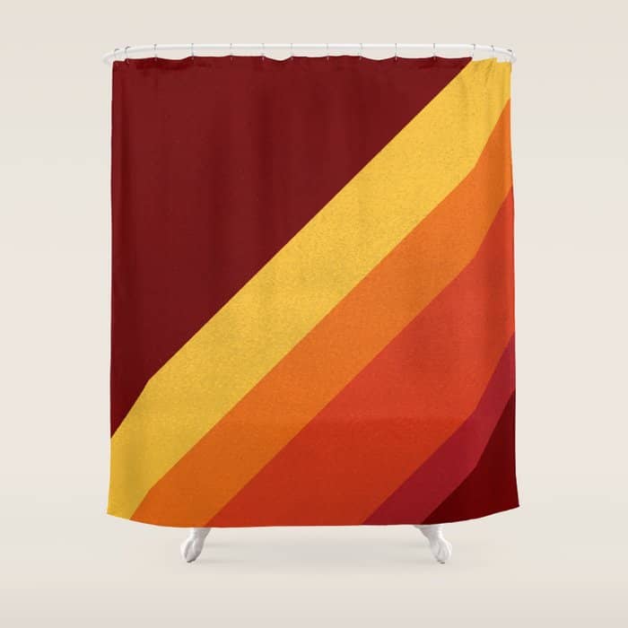 Retro 70s Color Palette Ii Shower Curtain