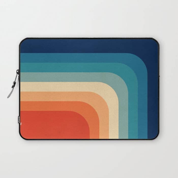 Retro 70s Color Palette Iii Laptop Sleeve