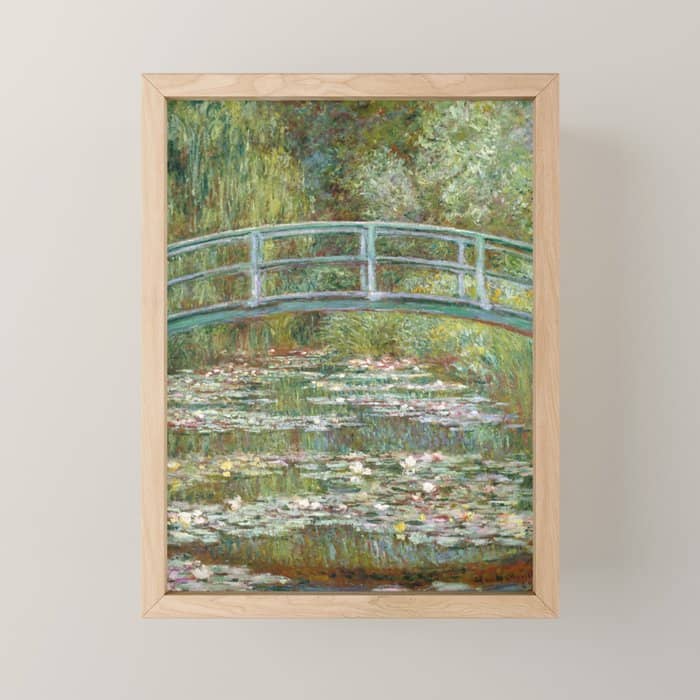 Monet - Bridge Over A Pond Of Water Lilies, 1899 - Painting Mini Art Print